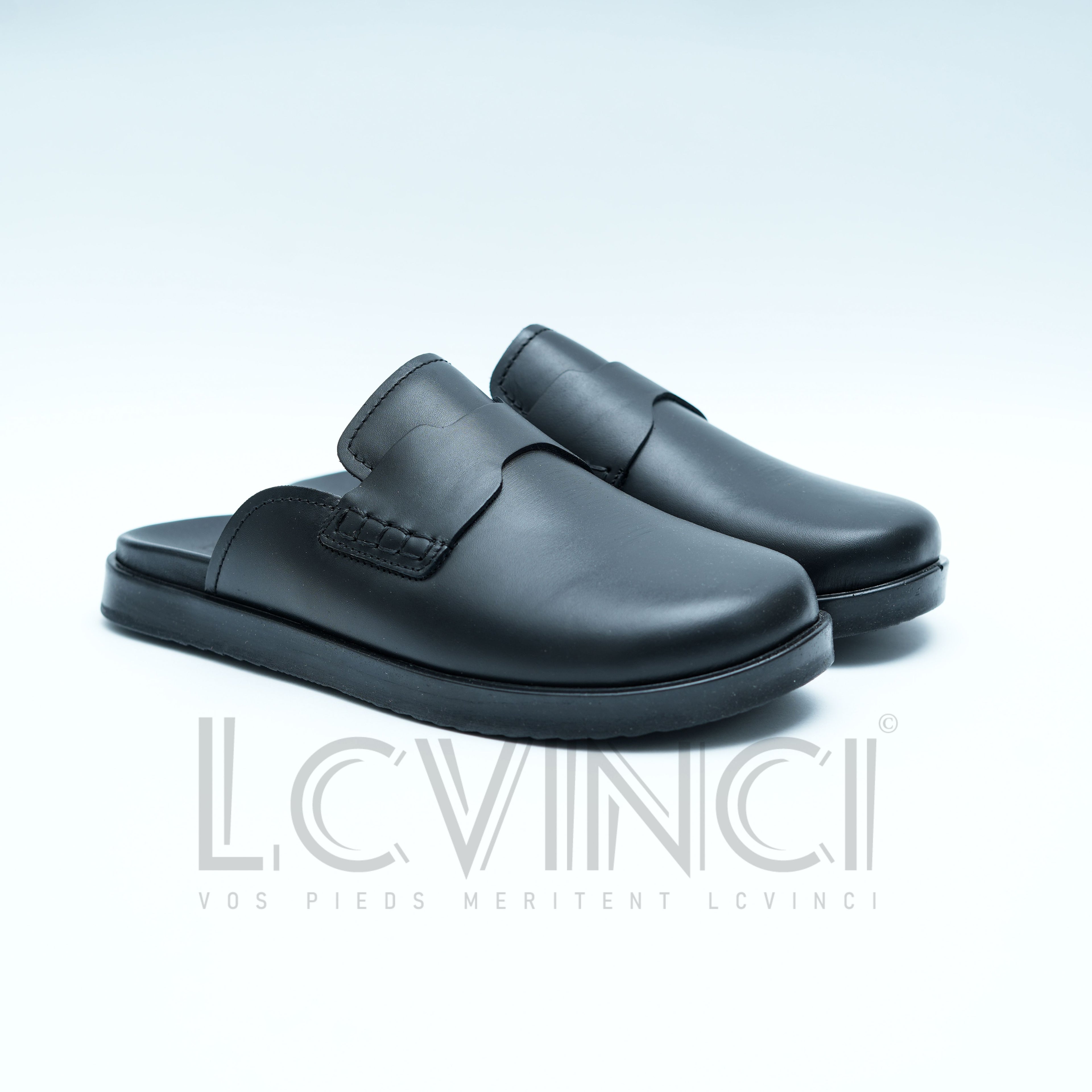 Sabot en Cuir Tabac– Esprit Hermès (LC2)