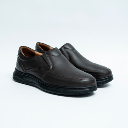 Chaussure en Cuir Marron – Style Moderne &  Médical (LC6)