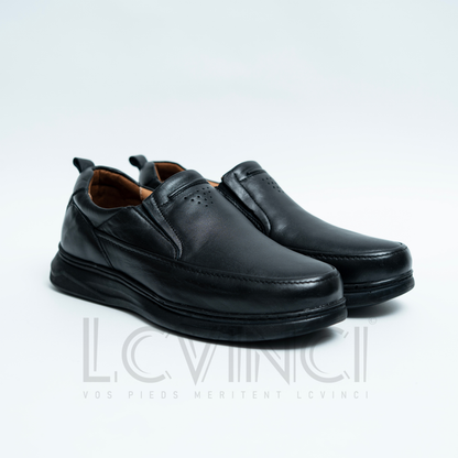 Chaussure en Cuir Marron Élégance & Confort  (LC5)