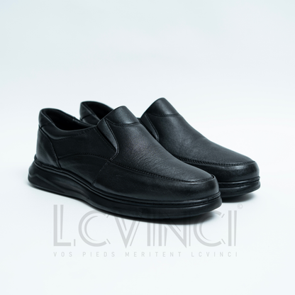 Chaussure en Cuir Marron – Style Moderne &  Médical (LC6)