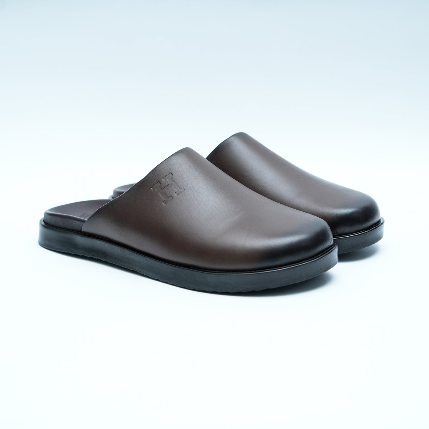 Sabot en Cuir Marron – Esprit Hermès (LC3)